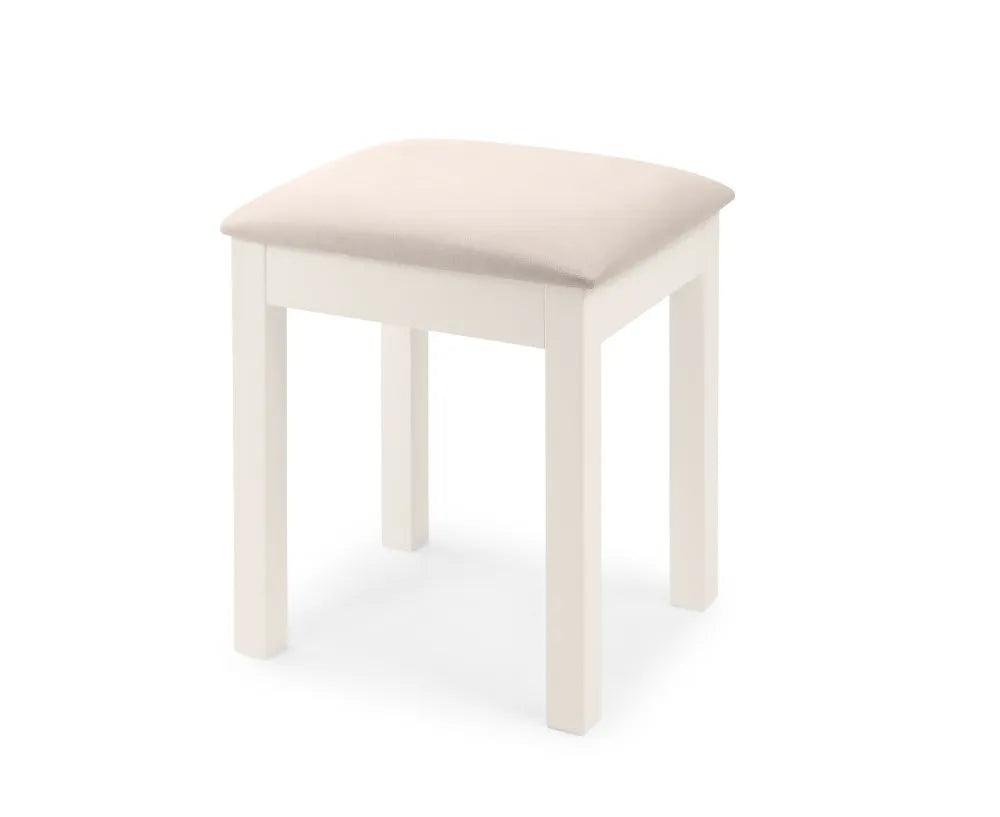 Maine Dressing Stool - Surf White Julian Bowen