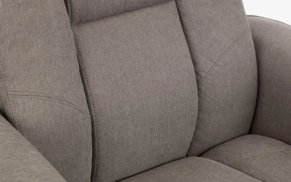 Malmo Swivel Recliner & Stool Grey Julian Bowen