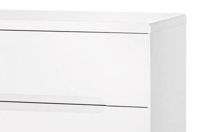 Manhattan 3 Drawer Chest- White Julian Bowen