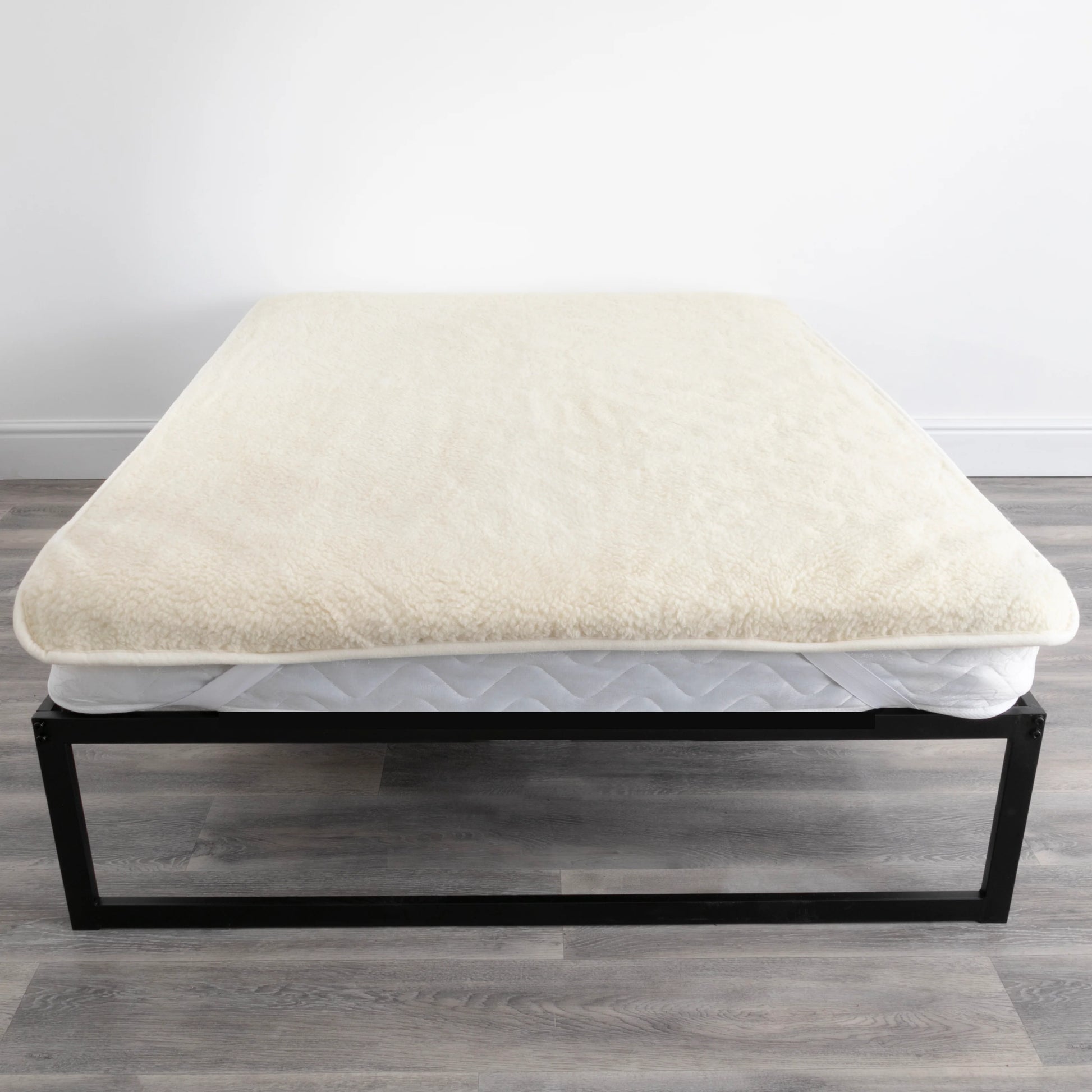 Merino Wool Mattress cover 160 x 200cm - Natural - Oakavia