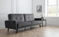 Monza Sofabed In Dark Grey Velvet Julian Bowen