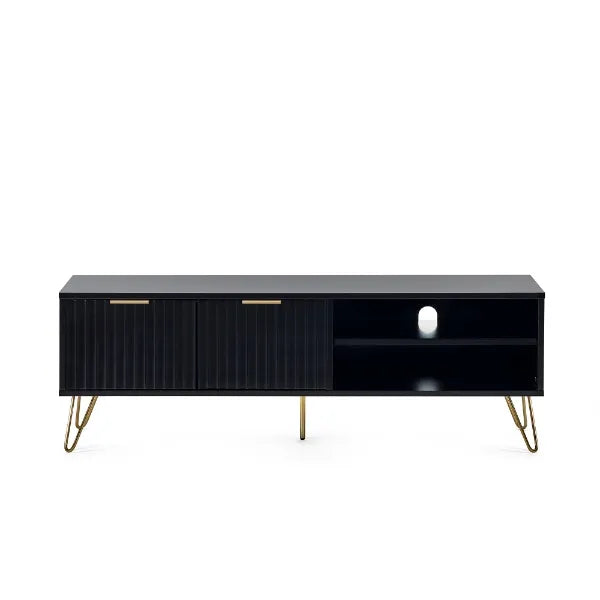 Murano TV Unit - Matt Black