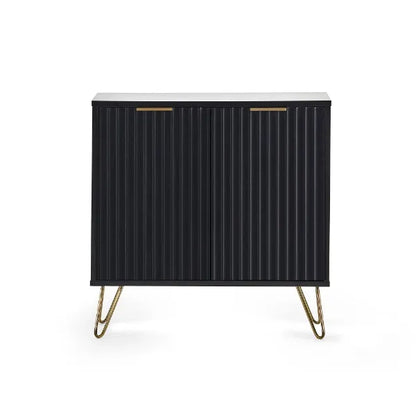 Murano Compact Sideboard - Matt Black