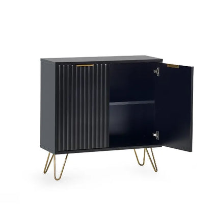 Murano Compact Sideboard - Matt Black