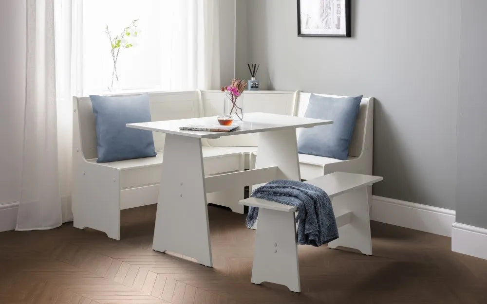 NEWPORT CORNER DINING SET WITH STORAGE BENCH Julian Bowen