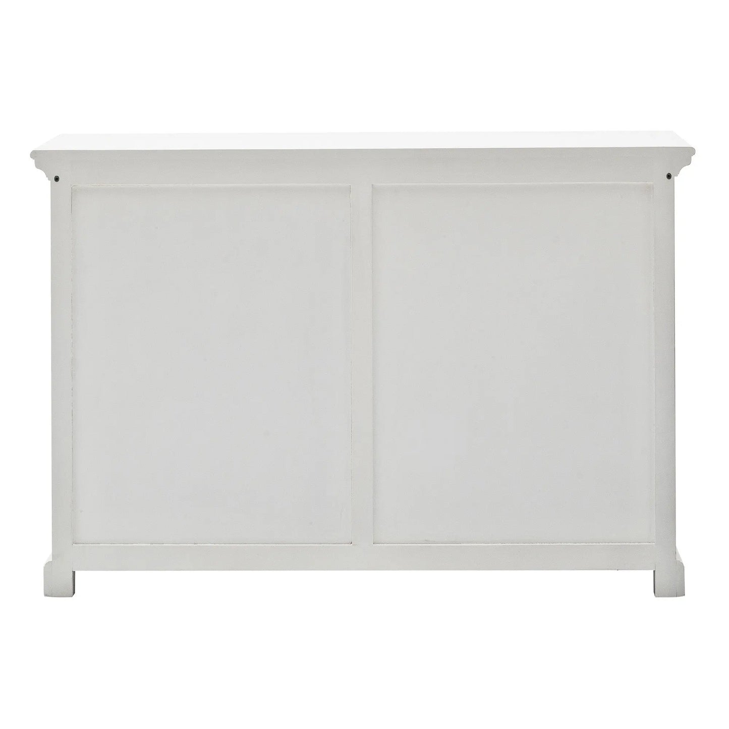 NovaSolo Halifax Classic White Buffet with Sliding Doors - Oakavia