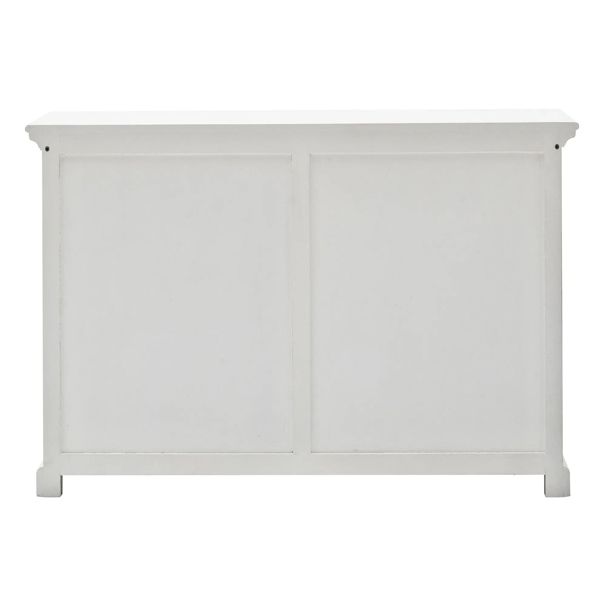 NovaSolo Halifax Classic White Buffet with Sliding Doors - Oakavia