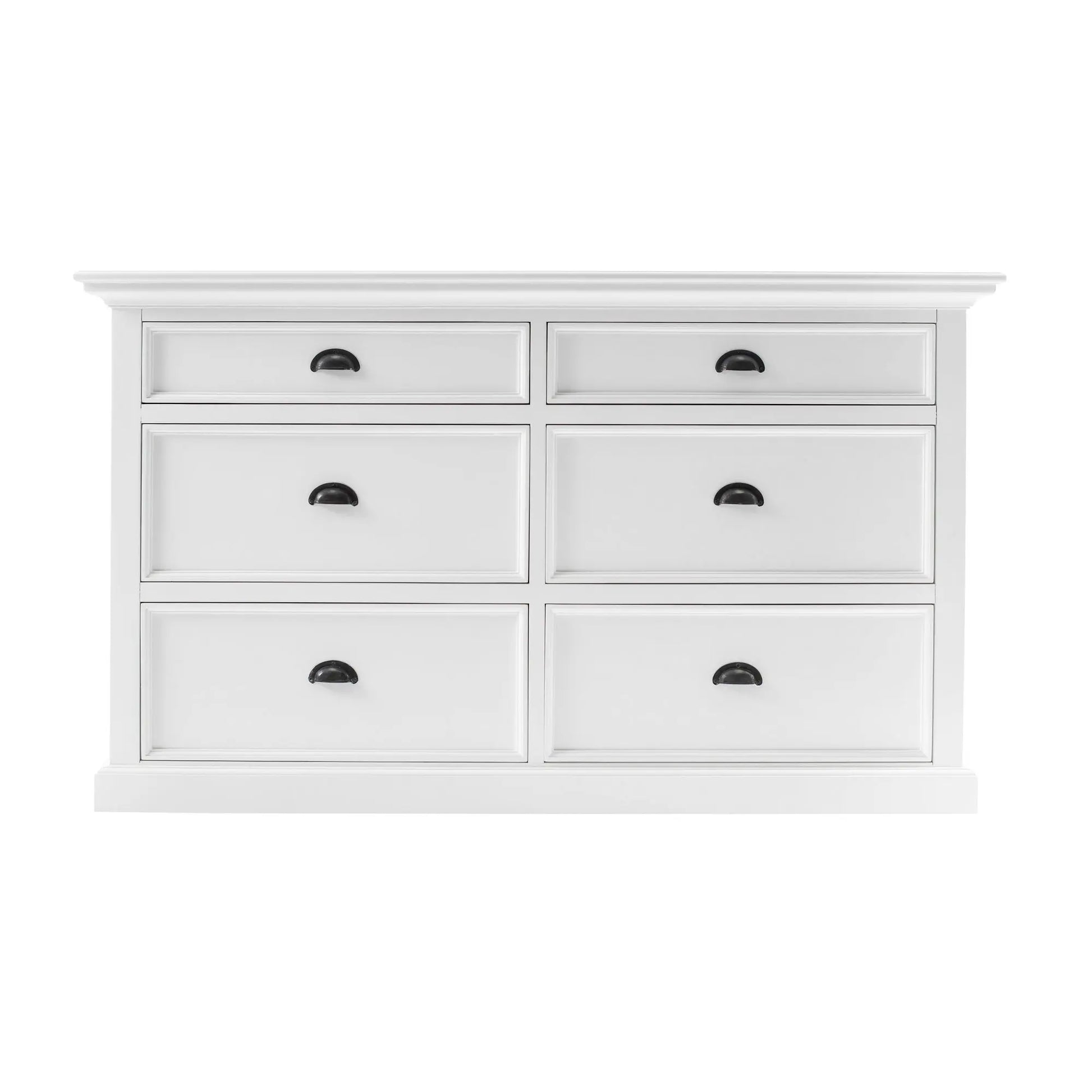 NovaSolo Halifax Classic White Dresser - Oakavia