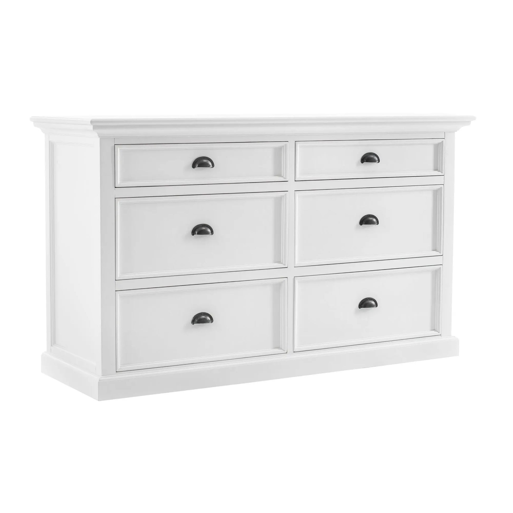 NovaSolo Halifax Classic White Dresser - Oakavia