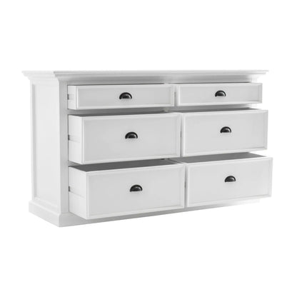 NovaSolo Halifax Classic White Dresser - Oakavia