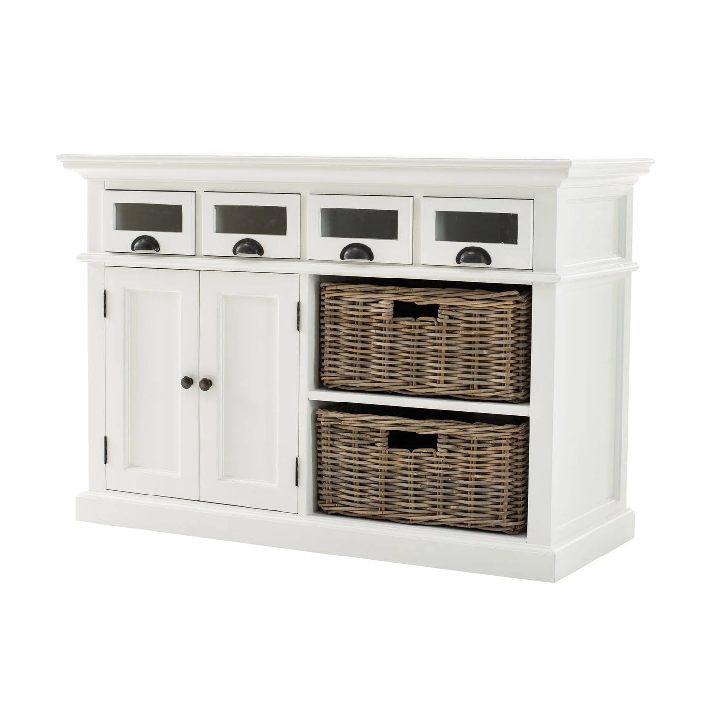 NovaSolo Halifax Classic White Kitchen Buffet - Oakavia