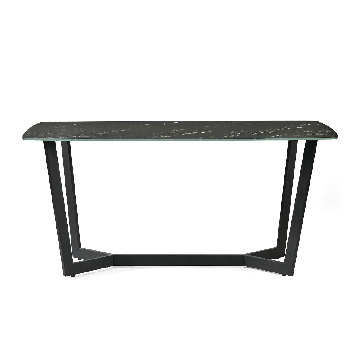 OLYMPUS DINING TABLE - BLACK MARBLE Julian Bowen