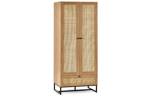 Padstow Wardrobe - Oak Julian Bowen