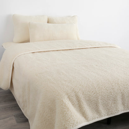 Merino Wool Quilt - Natural 220 x 200 - Oakavia