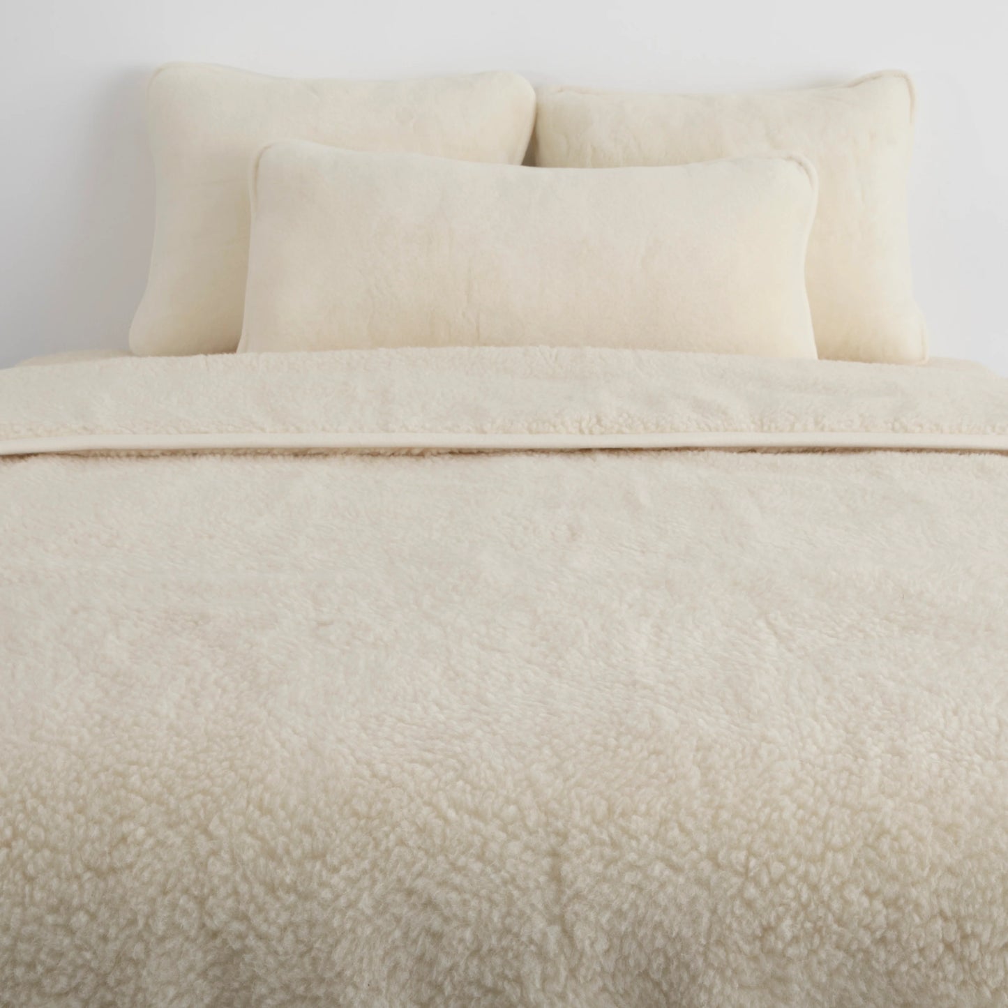 Merino Wool Quilt - Natural 220 x 200 - Oakavia