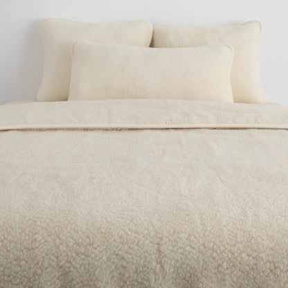 Merino Wool Quilt - Natural 220 x 200 - Oakavia