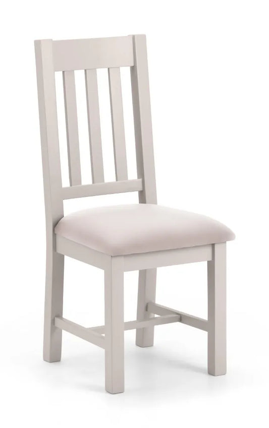 RICHMOND DINING CHAIR - ELEPHANT GREY/PALE OAK Julian Bowen