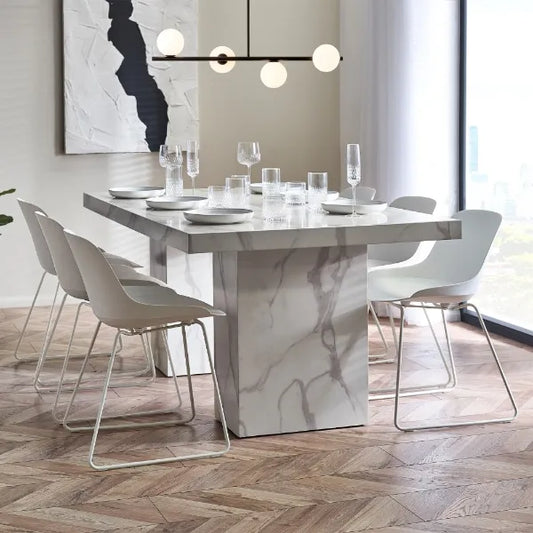 Rome Dining Table - White