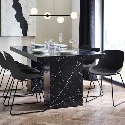 Rome-Black-Marble-Effect-Dining-Table