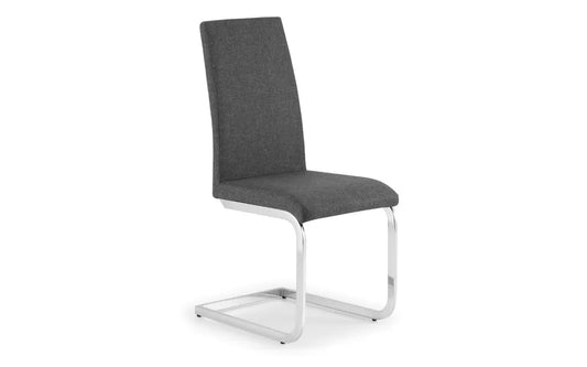 ROMA CANTILEVER DINING CHAIR SLATE GREY Julian Bowen