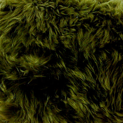 Olive Green Sheepskin Rug XXL - Oakavia