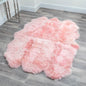 Sextuple Blush Pink Sheepskin Rug - Oakavia