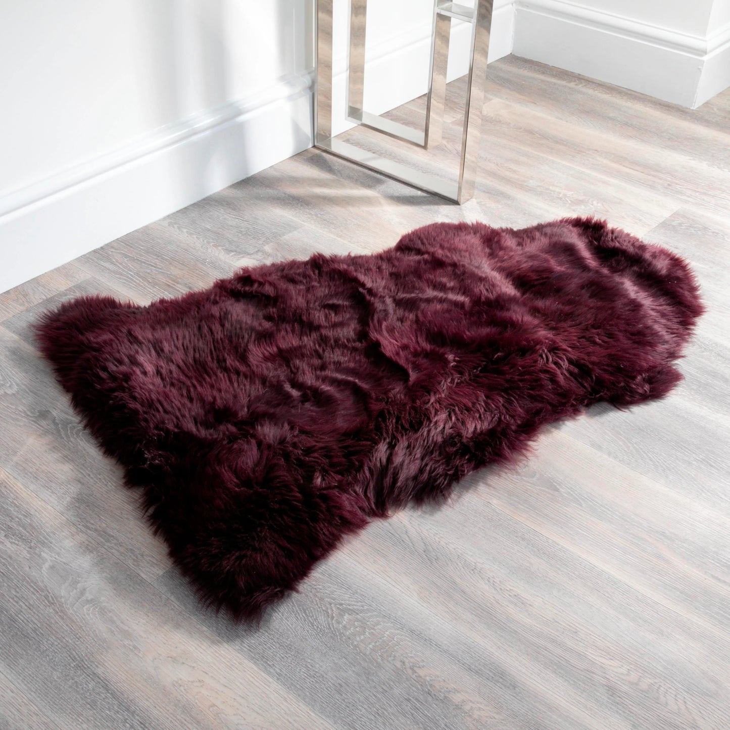 Purple Sheepskin Rug XXL - Oakavia