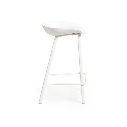 RENZO BAR STOOL WHITE Julian Bowen