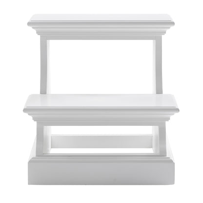 NovaSolo Halifax Classic White Bed Step - Oakavia