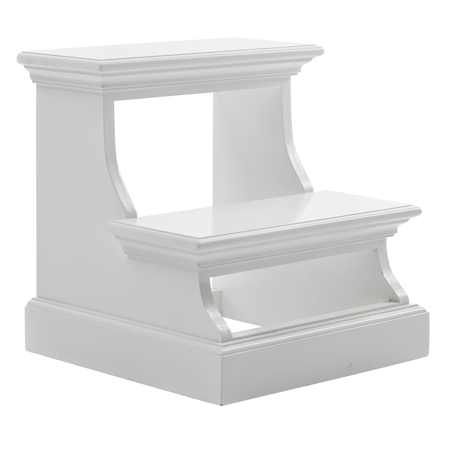 NovaSolo Halifax Classic White Bed Step - Oakavia