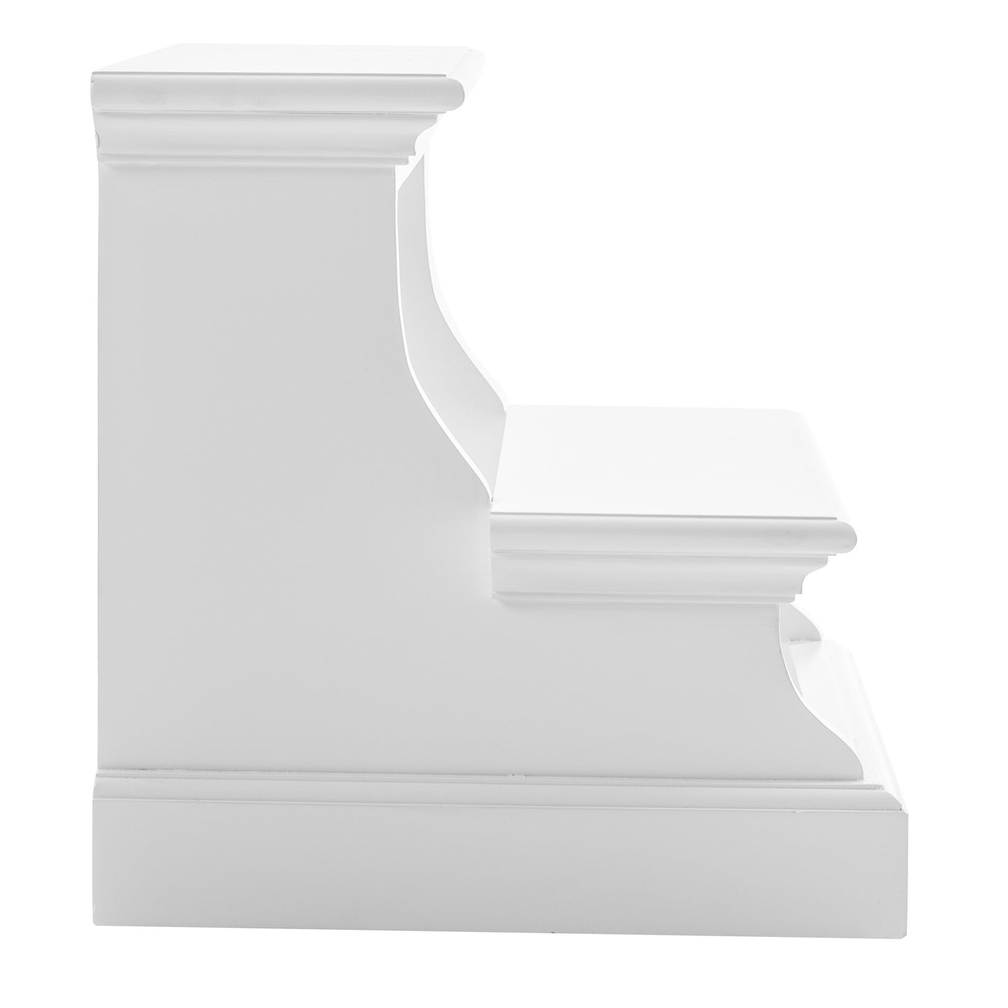 NovaSolo Halifax Classic White Bed Step - Oakavia