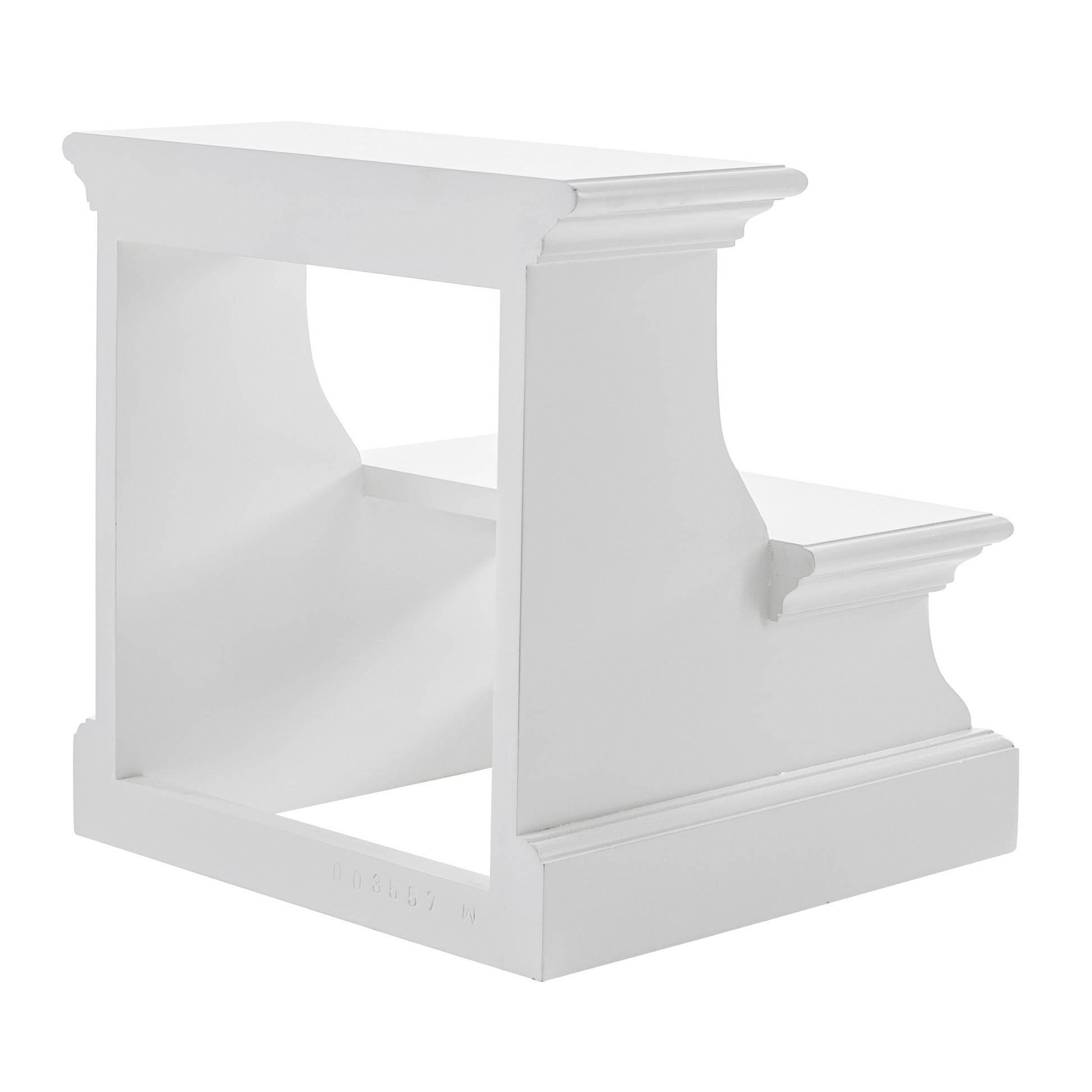 NovaSolo Halifax Classic White Bed Step - Oakavia