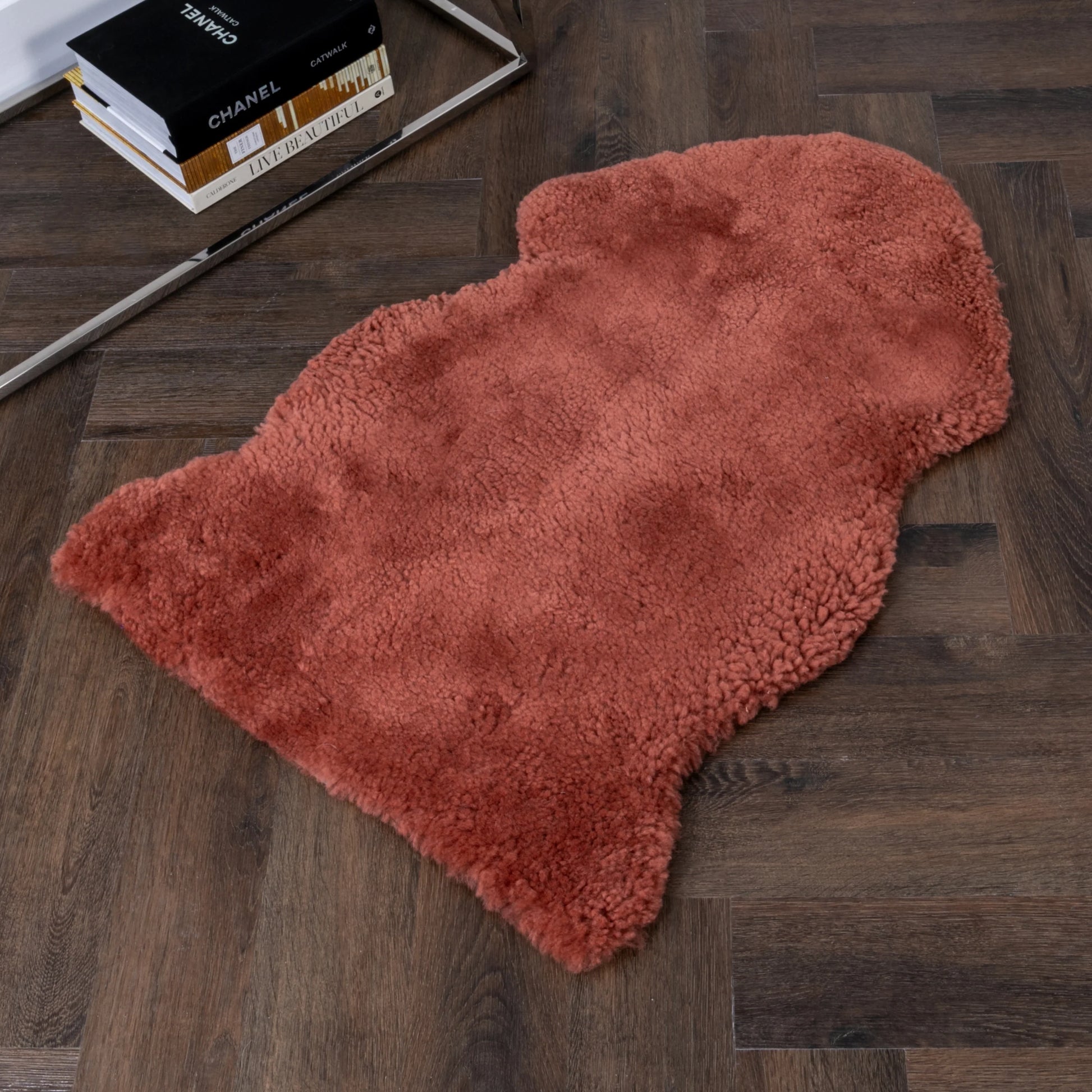 Coral Short Pile Sheepskin Rug 60 x 90cm - Oakavia