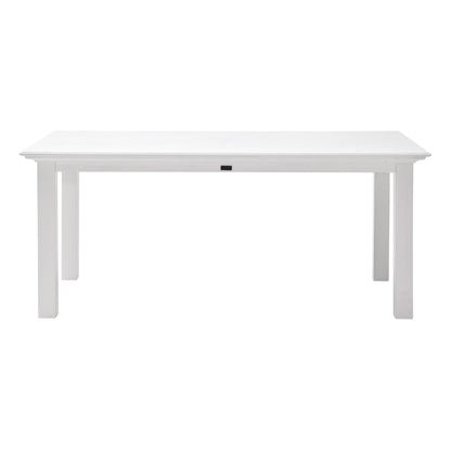 NovaSolo Halifax Classic White Dining Table - Oakavia