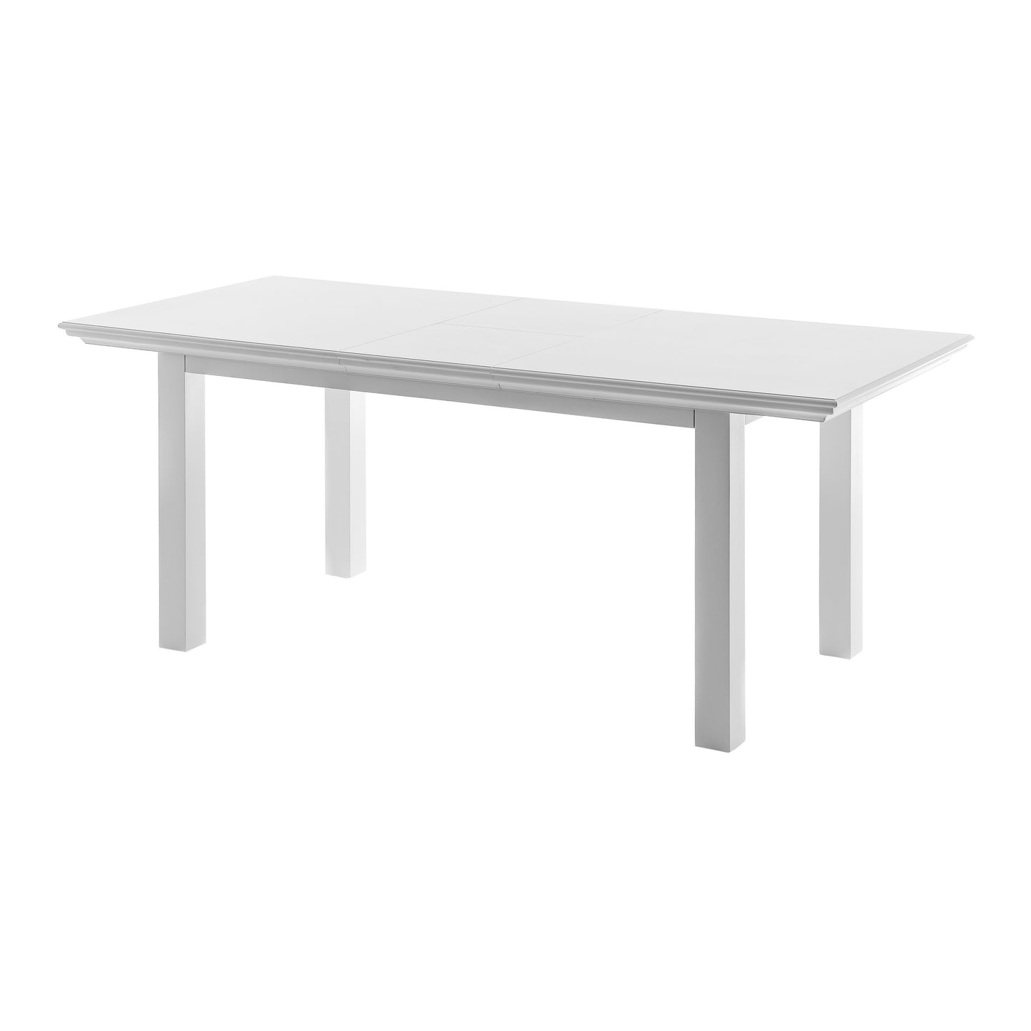 NovaSolo Halifax Classic White Dining Extending Table - Oakavia