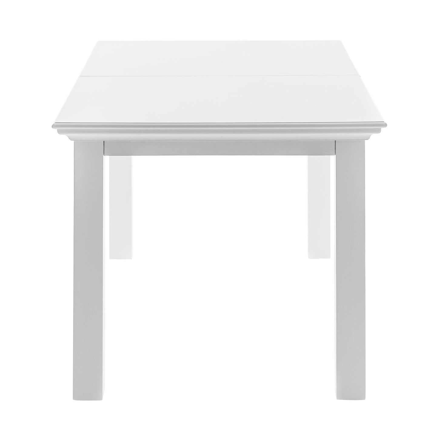 NovaSolo Halifax Classic White Dining Extending Table - Oakavia