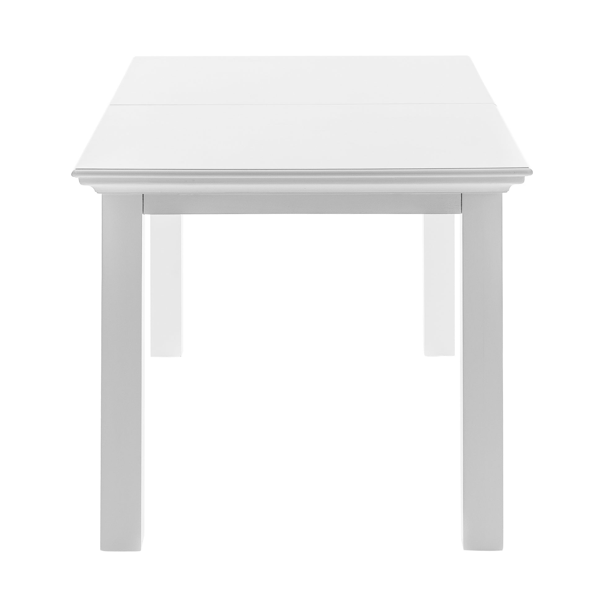 NovaSolo Halifax Classic White Dining Extending Table - Oakavia