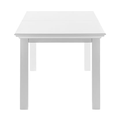 NovaSolo Halifax Classic White Dining Extending Table - Oakavia