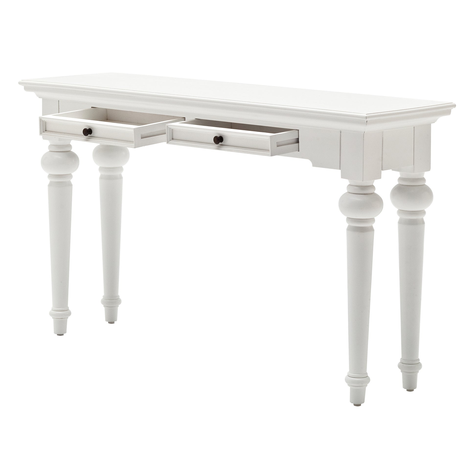 NovaSolo Provence Classic White Console Table - Oakavia