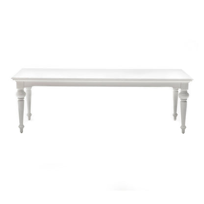 NovaSolo Provence Classic White Finish Dining Table 240cm - Oakavia