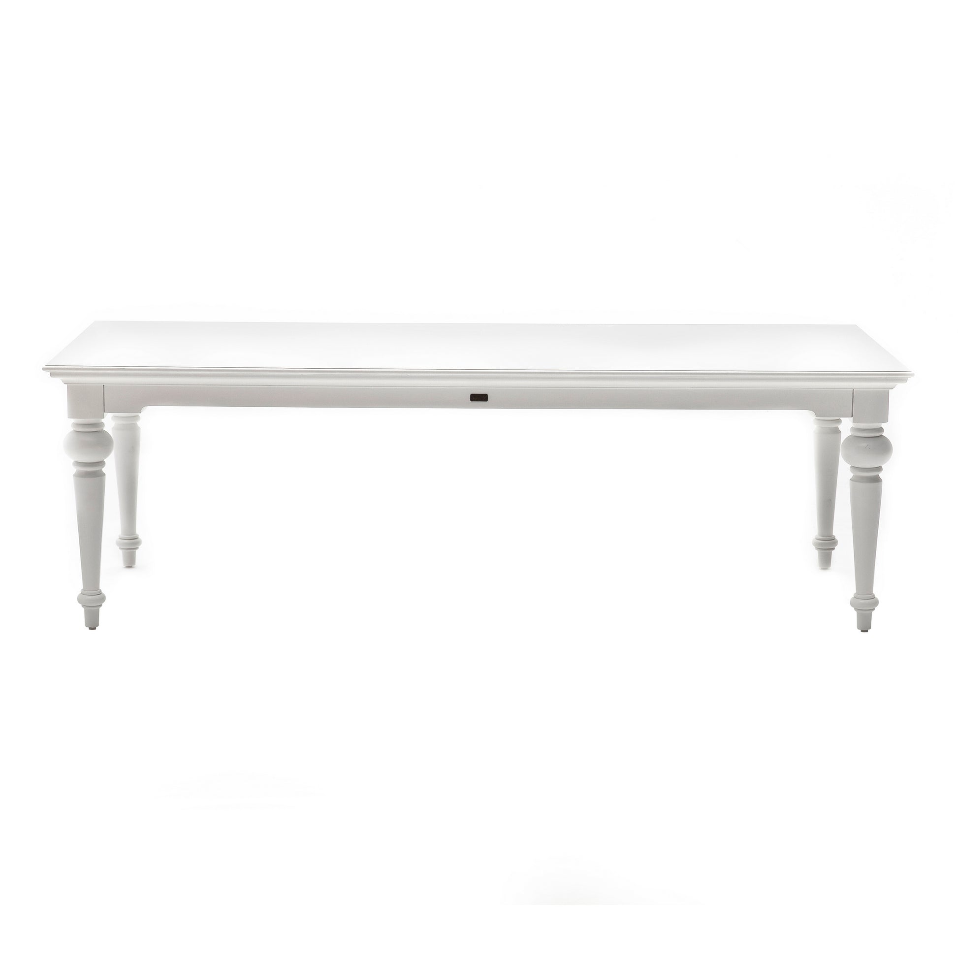 NovaSolo Provence Classic White Finish Dining Table 240cm - Oakavia