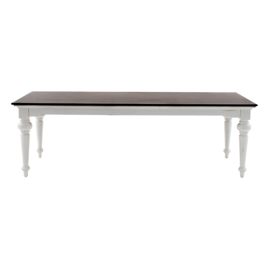 NovaSolo Provence Accent White Distress Dining Table 240cm - Oakavia