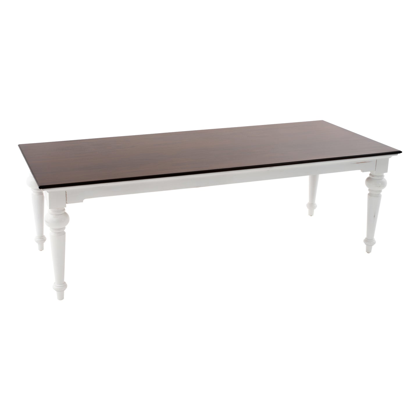 NovaSolo Provence Accent White Distress Dining Table 240cm - Oakavia