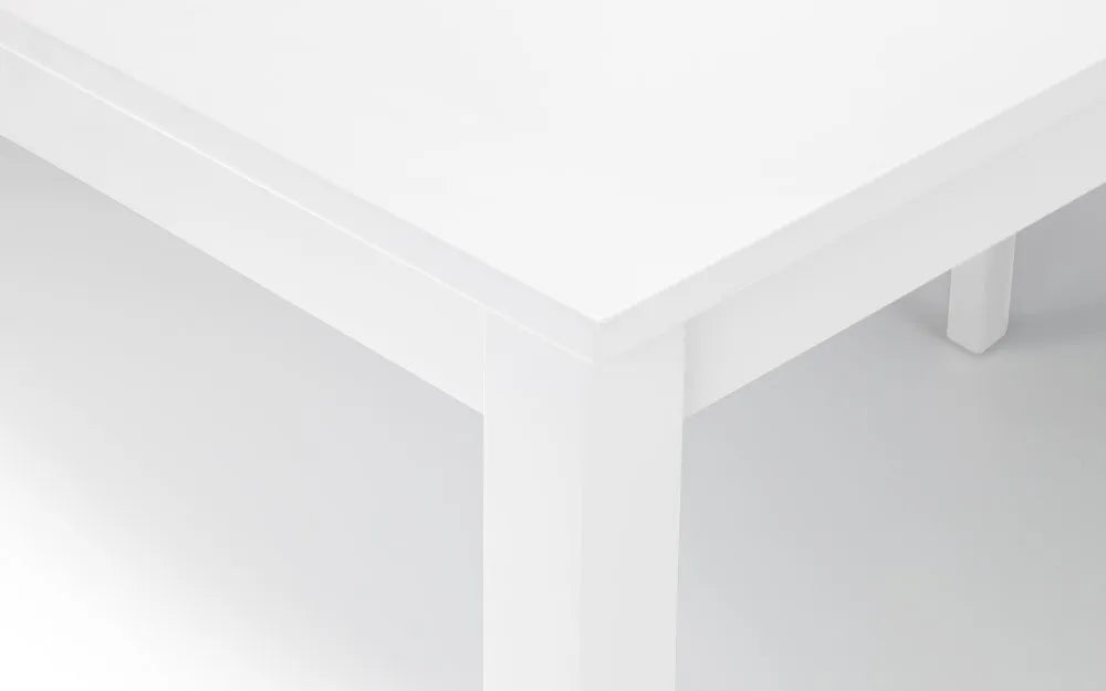 TAKU DINING TABLE - SATIN WHITE Julian Bowen