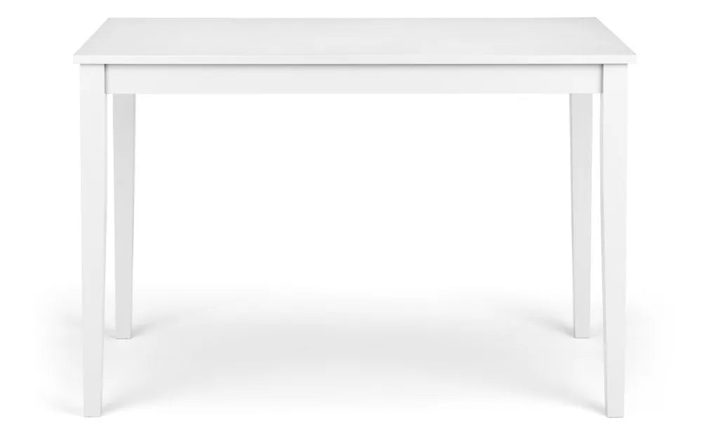 TAKU DINING TABLE - SATIN WHITE Julian Bowen