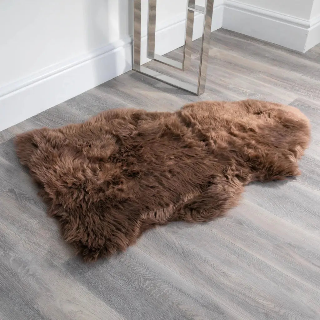 Taupe Sheepskin Rug XXL - Oakavia