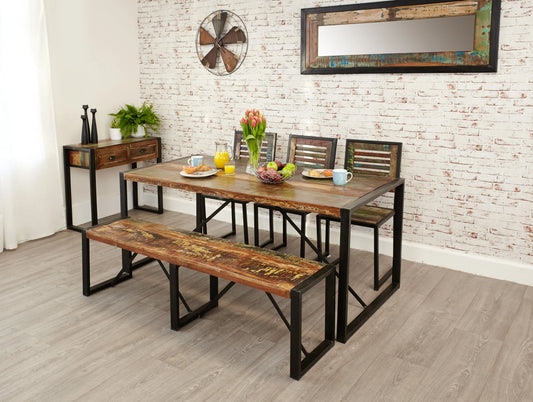 Wood Furniture UK - Shop Urban Chic Dining Table Large - Oakavia