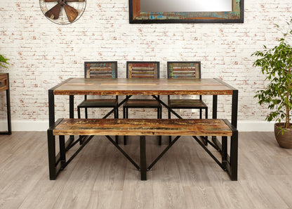 Wood Furniture UK - Shop Urban Chic Dining Table Large - Oakavia