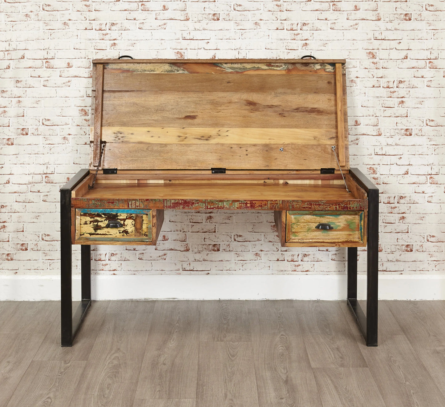 Wood Furniture UK - Shop Urban Chic Laptop Desk / Dressing Table - Oakavia