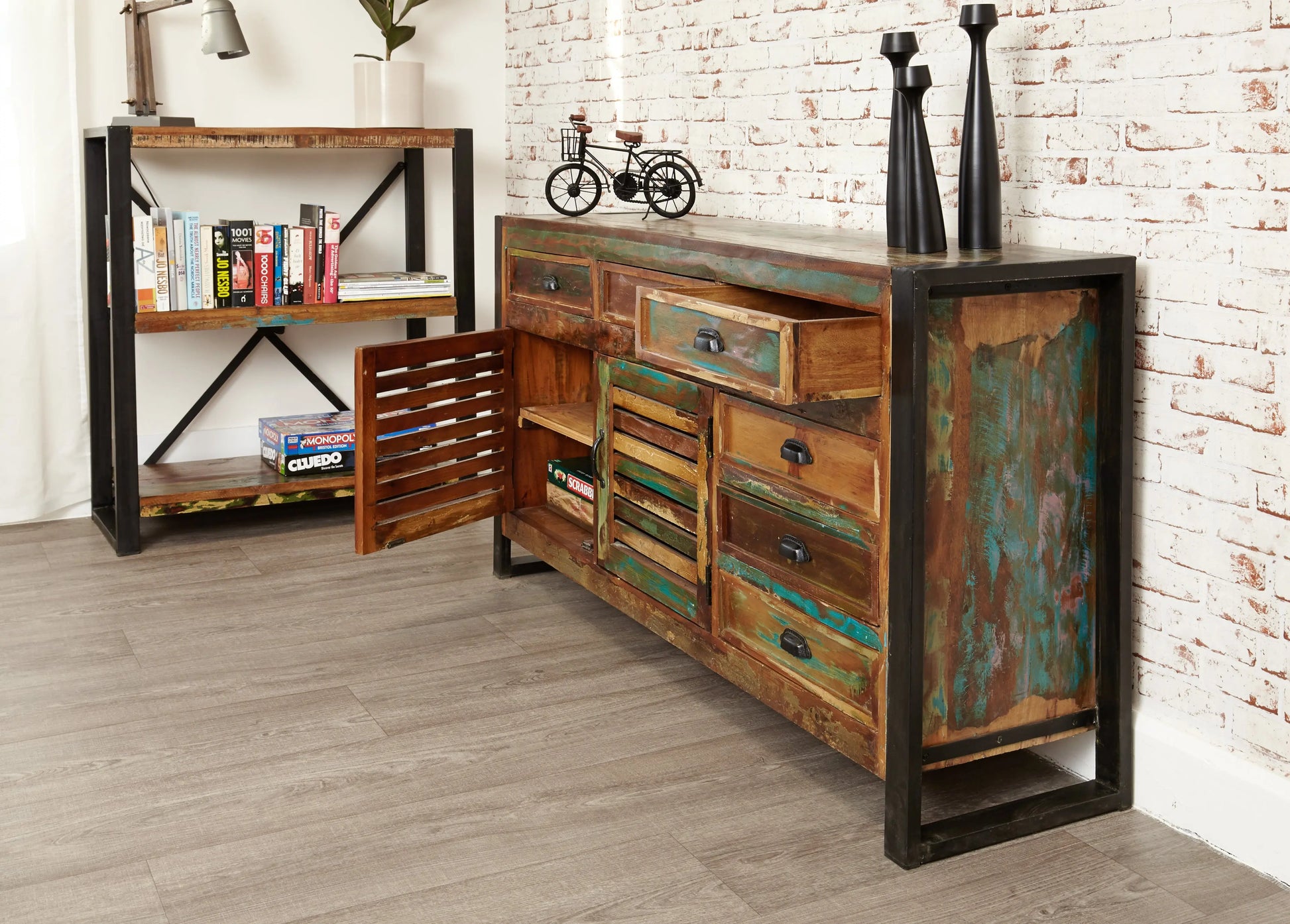 Wood Furniture UK - Shop Urban Chic Large Sideboard - Oakavia